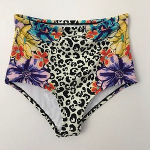 Urban Outfitters high waisted bikini bottom, multi